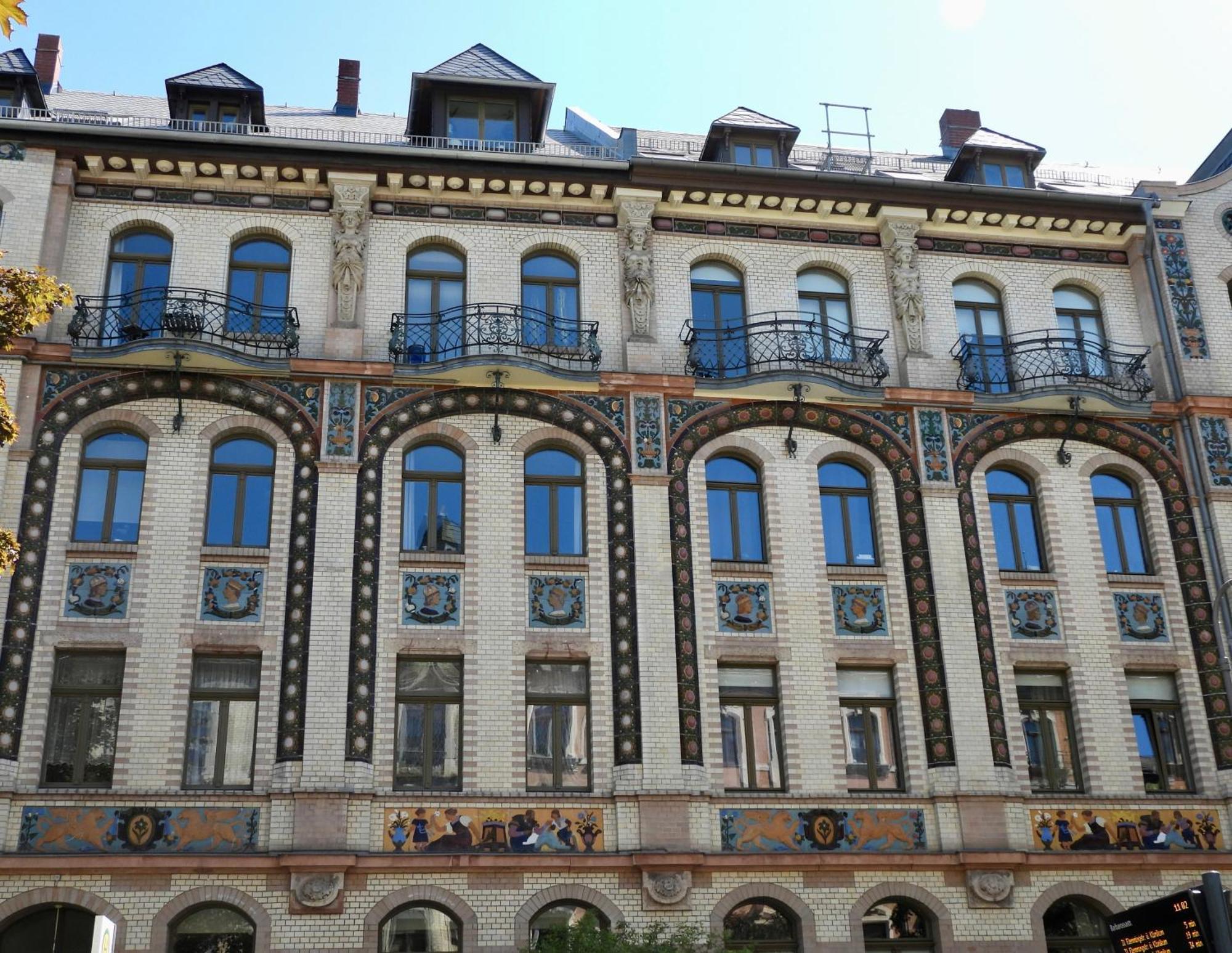 Modernes Zwei-Zimmer-Apartment Chemnitz - Kassberg Exteriör bild