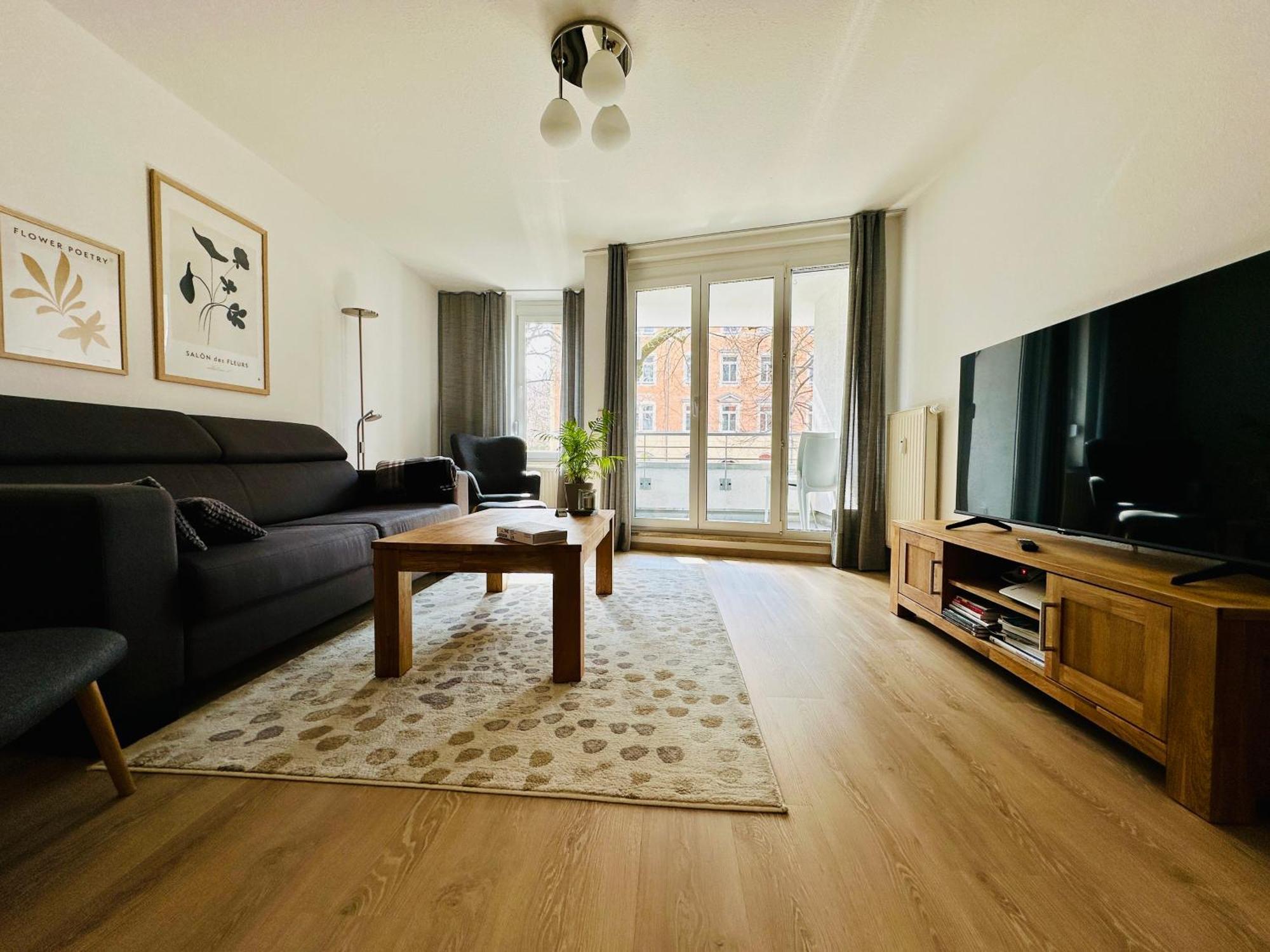 Modernes Zwei-Zimmer-Apartment Chemnitz - Kassberg Exteriör bild